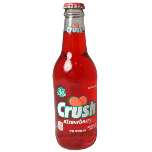 Crush Strawberry Soda 12 oz Bottle