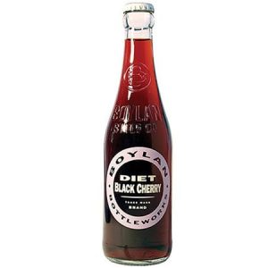 Boylan Diet Black Cherry 12 oz Bottle