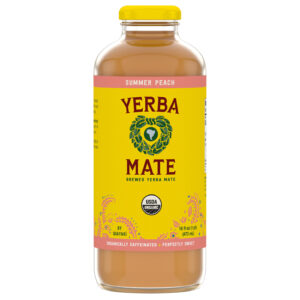 Guayaki Summer Peach Yerba Mate 16oz Bottle