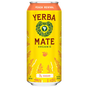 Guayaki Peach Revival Yerba Mate 15.5oz Can