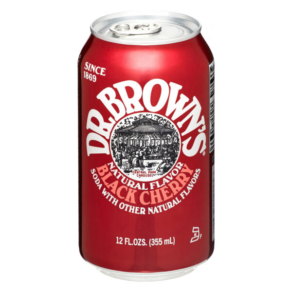 dr brown black cherry can