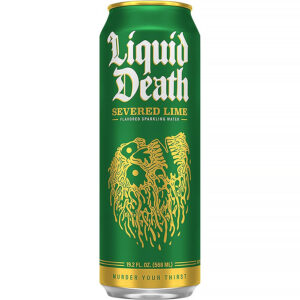 Liquid Death Severed Lime Sparkling Water 19.2oz Can
