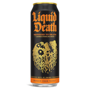 Liquid Death Squeezed to Death Orange Sparkling Water 19.2oz Can