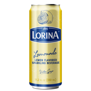 Lorina Premium French Sparkling Lemonade Soda 11.2 oz Can