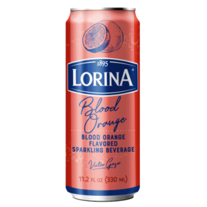 Lorina Premium French Sparkling Blood Orange Soda 11.2 oz Can