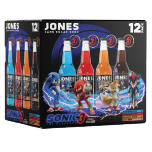 Jones Sonic The Hedgehog Variety Pack Soda 12 oz Bottle - LIMITED RELEASE