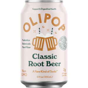 Olipop Classic Root Beer 12 oz Can