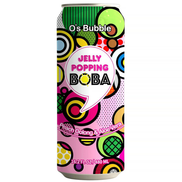 Os Peach Bubble Boba