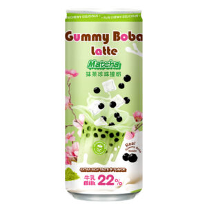 O's Gummy Matcha Boba Latte 15.9oz Can