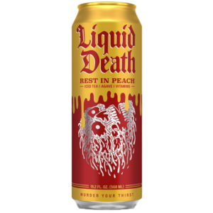 Liquid Death Rest in Peach Iced Tea 19.2oz Can