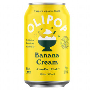 Olipop Banana Cream 12 oz Can