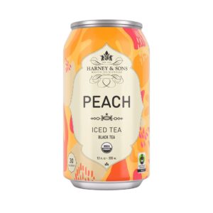 Harney & Sons Peach Tea 12oz Can